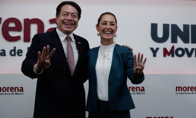 Sheinbaum y Mario Delgado anuncian inicio de los trabajos rumbo a 2024