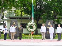 Celebran el 176 aniversario de la gesta  de los Niños Héroes de Chapultepec