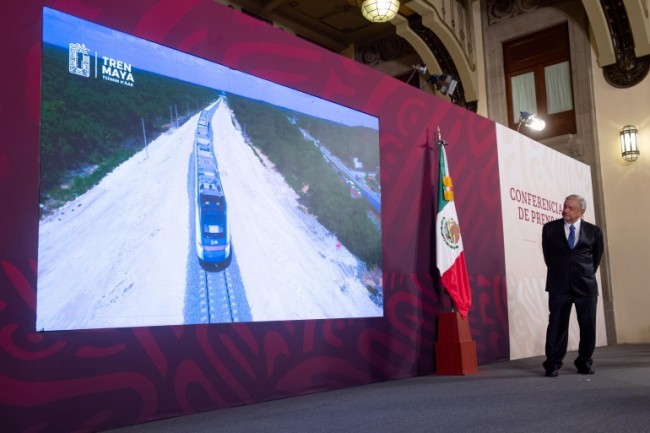 Tren Maya todo un acontecimiento: López Obrador