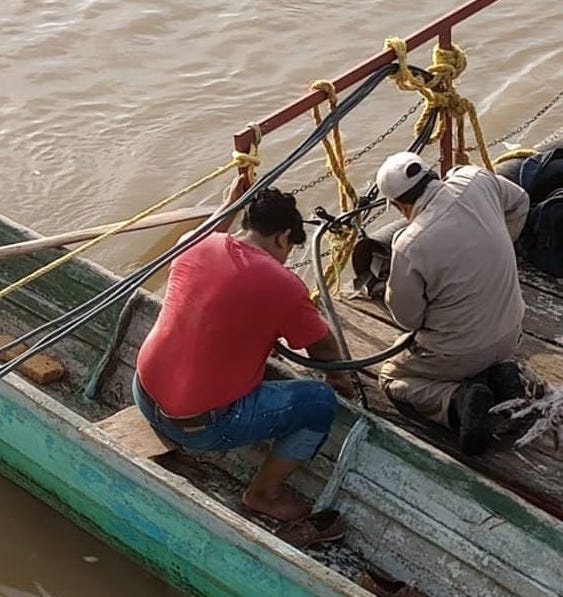 “Apagón”, quemó cable en el área de captación de agua