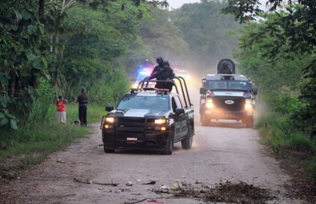 Patrullan policías y GN comunidades de Cárdenas