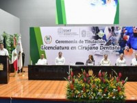 Reconoce Salud a 84 egresados de la Licenciatura en Cirujano Dentista de la UJAT