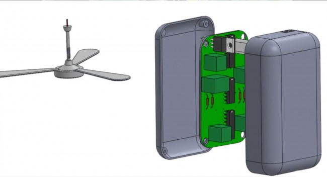 Patenta UJAT control inteligente para  ventiladores de techo convencionales