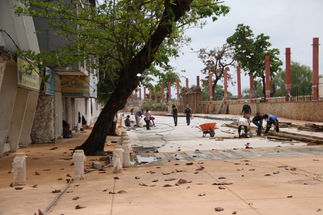 Obras en malecón, en tiempo y forma