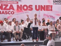 En Tabasco se construye la unidad: Claudia Sheinbaum