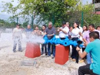 Inaugura Sistema de Agua  Potable de la colonia Morelos