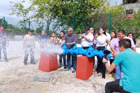 Inaugura Sistema de Agua  Potable de la colonia Morelos