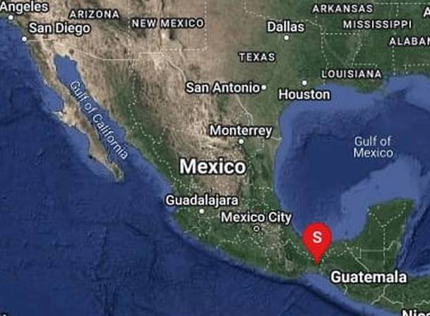 Temblor de 5.9 se siente  en Tabasco; no hay daños