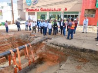 Supervisa Yolanda Osuna construcción del Acueducto