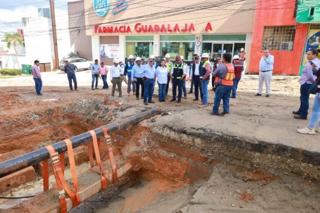 Supervisa Yolanda Osuna construcción del Acueducto