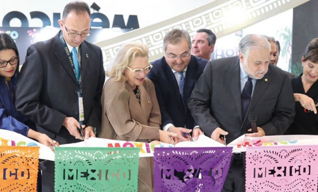 Inauguran pabellón del Tren Maya en Londres, en el World Travel Market