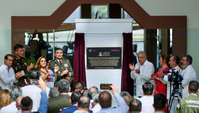 Inaugura AMLO el Aeropuerto  Internacional de Tulum, Q Roo