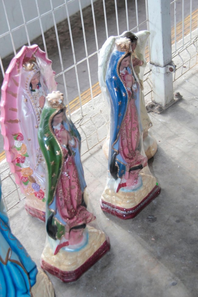 Muy bajas las ventas de artículos  alusivos a la Guadalupana