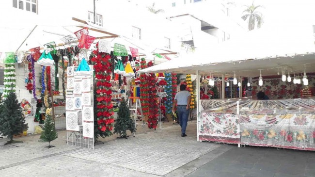 Autoriza Centro zonas para venta de artículos de temporada decembrina