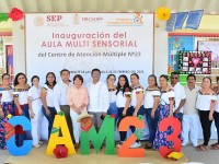 Abren aula de estimulación sensorial en el CAM de Tamulté de las Sabanas