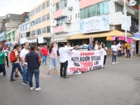 Cierran calles del Centro Histórico por la ley del Isset, jubilados buscan un retiro digno