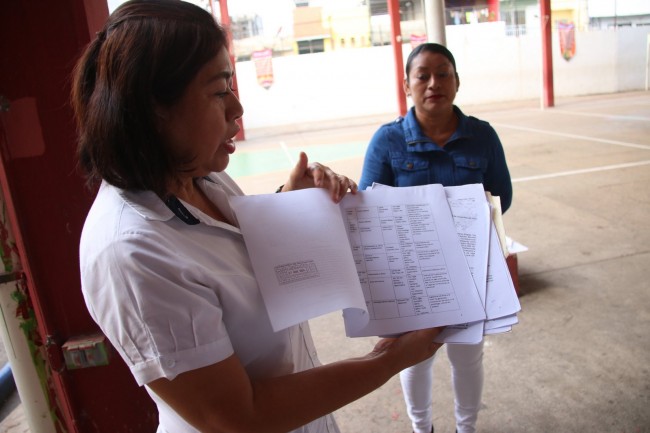 Piden profesores de la secundaria ‘Concha Linares’ destitución de las directivas