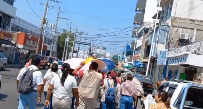 Protestan vectores de la Secretaría de Salud