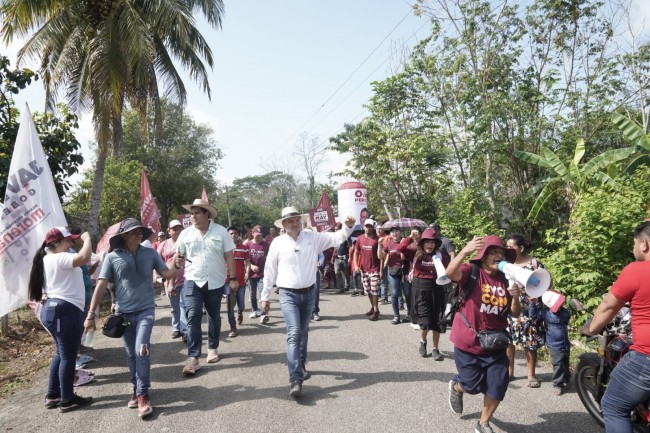 La transformación en Comalcalco  es firme señala Ovidio Peralta