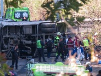Se vuelca autobús de peregrinos rumbo a Chalma, 14 muertos; otro más en Puebla