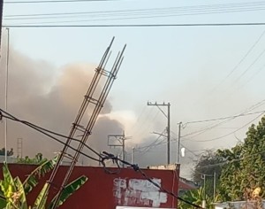 ‘Asfixia’ denso humo a familias de Emiliano Zapata