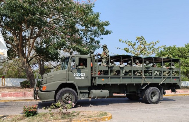 Ejército Mexicano refuerza seguridad en Jonuta