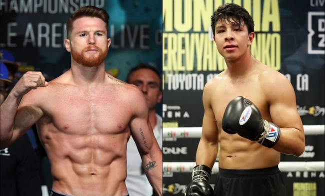 Canelo y Jaime cumplieron en la báscula oficial