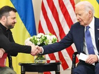 Firman Estados Unidos y Ucrania acuerdo de seguridad por 10 años