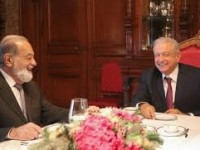 Sostiene AMLO comida en privado con Carlos Slim