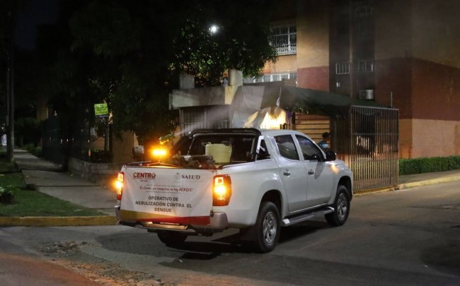 Arranca nebulización contra el dengue en comunidades de Centro