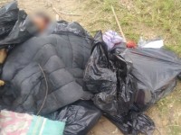 Encuentran 15 bolsas con restos humanos