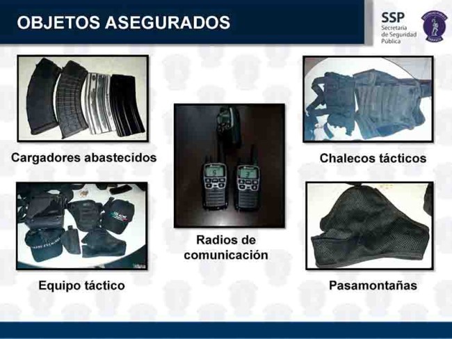 Detienen a integrantes de célula delincuencial
