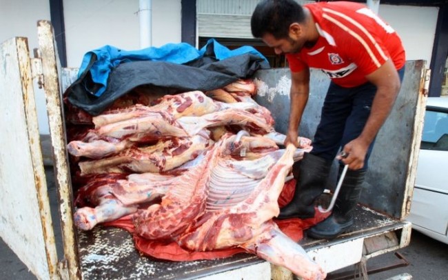 Destruyen carne de mataderos clandestinos