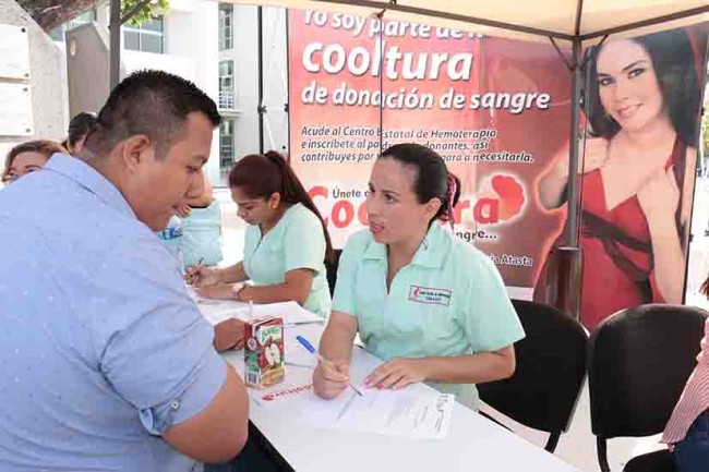 Fomentan cultura de  donación de sangre