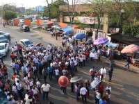 Enloquecen maestros la vialidad en Villahermosa