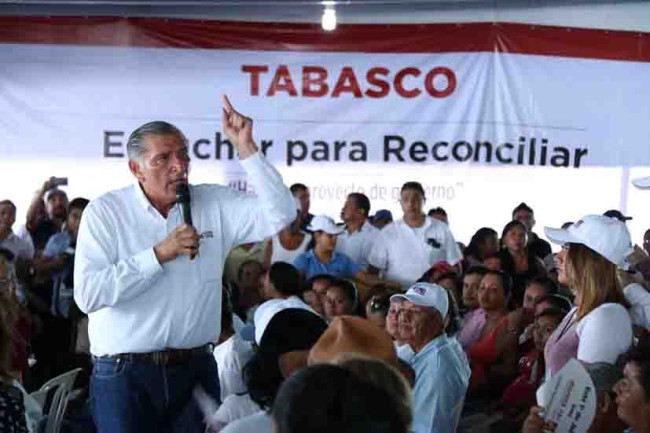 Morenistas se suman  a la campaña de Mier