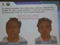 Detienen a presuntos extorsionadores