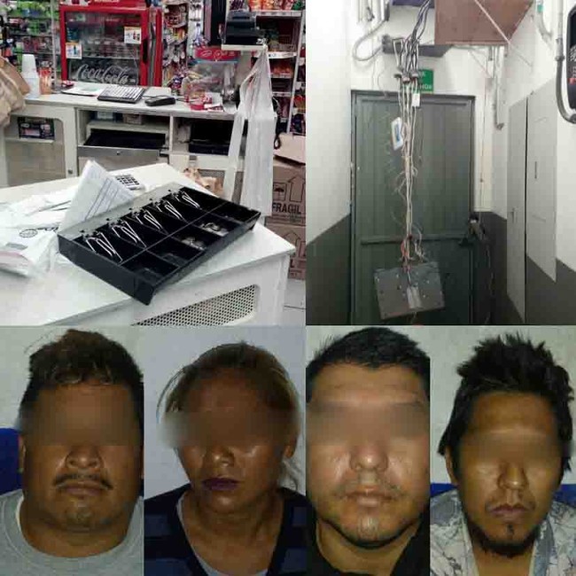 Cae banda dedicada al robo  de tiendas de conveniencia