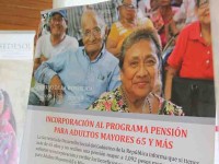 Inicia incorporación al Programa Pensión para Adultos Mayores