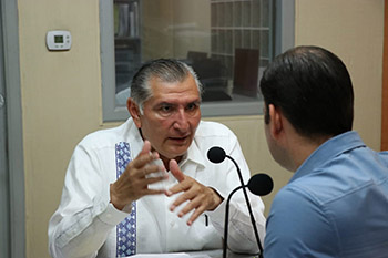 Garantiza Adán respeto al Estado de Derecho