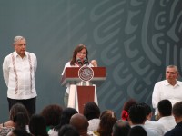 Laboran más de 3 mil trabajadores en construcción de refinería: Nahle