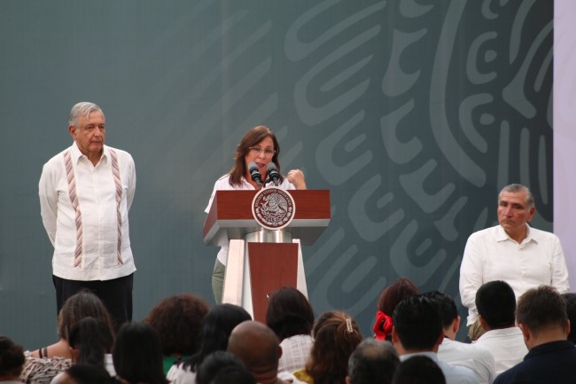 Laboran más de 3 mil trabajadores en construcción de refinería: Nahle