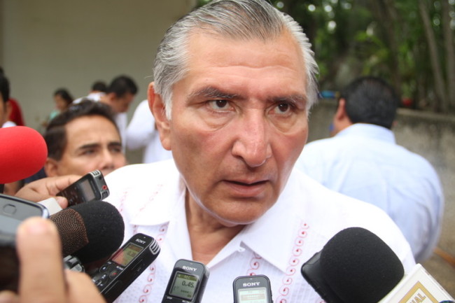 Condiciones de seguridad, la prioridad: Adán Augusto