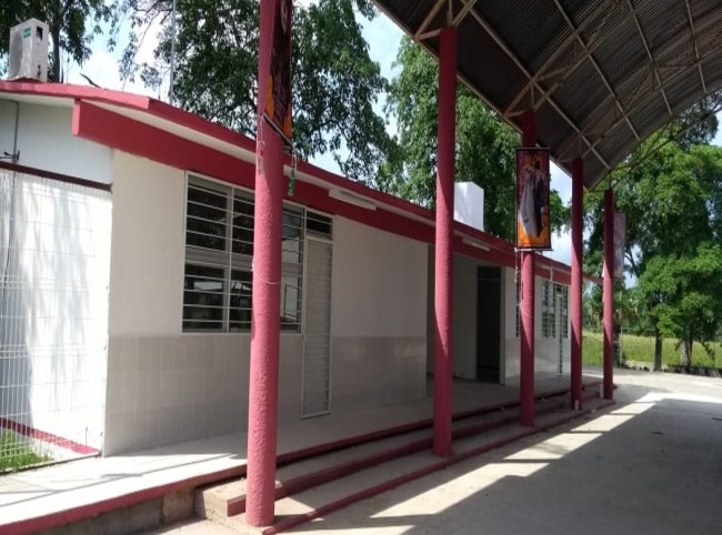 Jonuta  con mejores escuelas; rehabilitan secundaria técnica 20