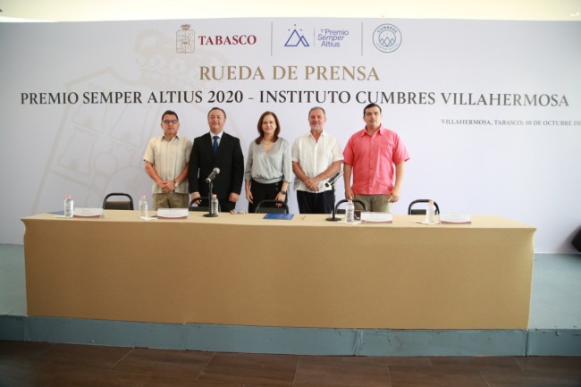 Será Villahermosa sede del  Premio Semper Altius 2020