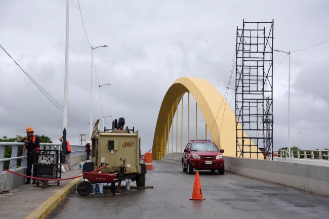 Aplican más de 80 mdp en rehabilitación de puentes