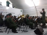 Espectacular presentación de la banda  de música de la Séptima Región Militar