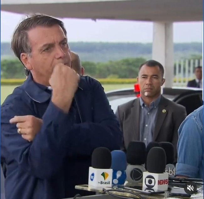 Bolsonaro libre del virus