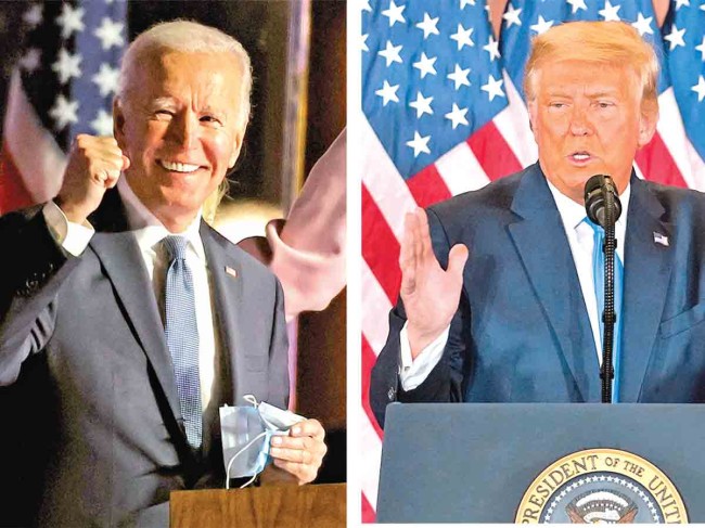 Biden a 6 votos para  llegar a la Casa Blanca