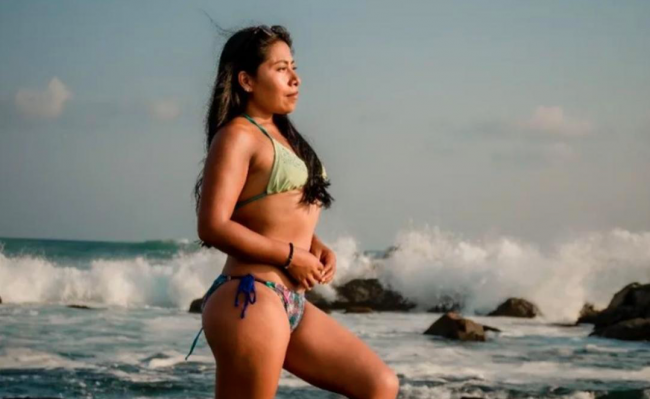 Yalitza, no olvida  las ricas Tlayudas